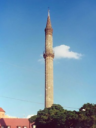 Minaret v Egeru