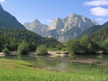 Julské Alpy od Kranjske Gory