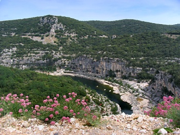 Kaňon Gorges de l'Ardèche