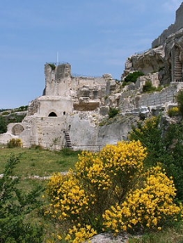 Na hradě v les Baux-en-Provence