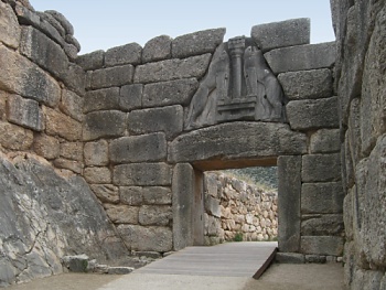 Lví brána v Mykénách