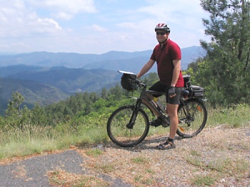 Na hřebeni Corniche des Cévennes