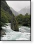 Peřeje v údolí Flåmsdalen