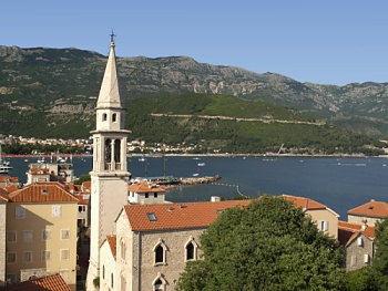 Budva a Budvanský záliv z pevnosti