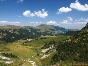 Výhled na Šiško jezero v NP Biogradska Gora