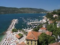 Výhled z pevnosti Forte Mare na Hercegnovský záliv ve městě Herceg Novi
