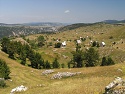 Osada Mala Crna Gora nad kaňonem Sušice