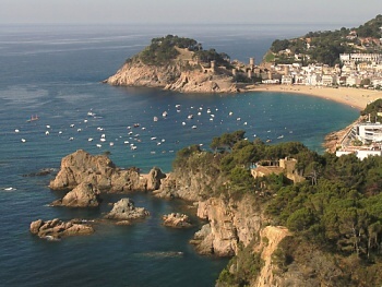 Letovisko Tossa de Mar na pobřeží Costa Brava