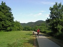 Na greenway cyklostezce údolím řeky el Ter z Ripollu do Sant Joan de les Abadesses