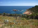 Pobřeží Costa Brava u Sant Feliu de Guíxols