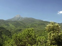 Pohoří Montseny jihozápadně od údolí Riera d'Arbucies