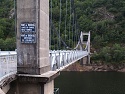 Pont de Tréboul na přehradní nádrži Barrage de Sarrans