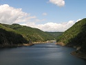 Přehradní nádrž Barrage de Sarrans