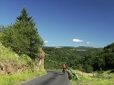 Sjezd do údolí d'Allier od vesnice St-Arcons-d'Allier