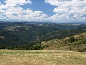 Krajina nad údolím d'Allier od vesnice St-Haon