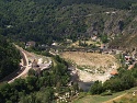 Viadukt v Chapeauroux v údolí d'Allier