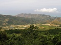 Pohoří Monti Madonie od Santuario di Gibilmanna