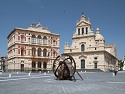 Náměstí Piazza Umberto I ve městě Grammichele