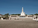 Poutní areál ve Fátimě s neoklasicistní bazilikou