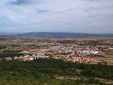 Výhled na město Figuera de Castelo Rodrigo z osady Castelo Rodrigo