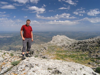 Na vrcholu Punta Corrasi / 1 463 m n.m.