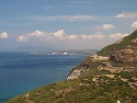 Západní pobřeží z panoramatické silnice Bosa – Alghero