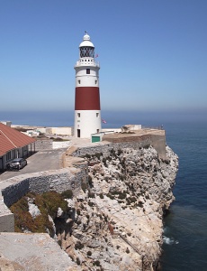 Maják na The Europe Point na Gibraltaru