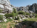 Vápencové skalní město na El Torcal