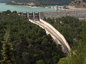 Přehrada Embalse del Guadalteba-Guadalhorce z vyhlídky