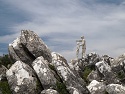 Sousoší věnované lesní stráži na vyhlídce Mirador del Guarda Forestal