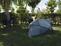 Jedinečný travnatý Camping la Rana Verde u města Chiclana de la Frontera