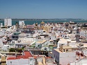 Výhled z Torre Tavira na Cádiz