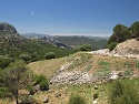 Západní výhled ze sedla Puerto de El Boyar do přírodního parku Sierra de Grazalema