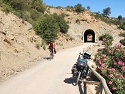 Na konci Vía Verde de la Sierra před městem Puerto Serrano