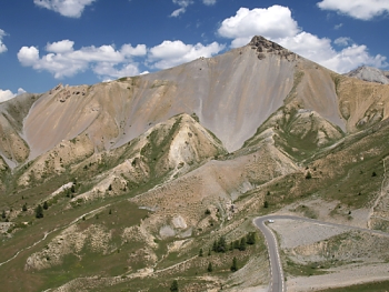 Výhled ze sedla Col d'Izoard