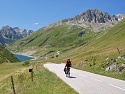 Stoupání ke Col du Glandon