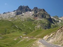 Hřeben Chaîne de Belledonne nad Chalet du Glandon