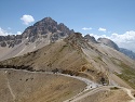 Col du Galibier (2 646 m) a vrchol le Grand Galibier (3 228 m)