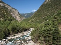 Soutěska Combe du Queyras kolem řeky Guil