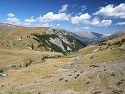 Serpentiny silnice na Bonette ve výšce 2 000 m n. m.