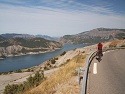 Stoupání od jezera Lac de Serre-Ponçon k Le Sauze-du-Lac