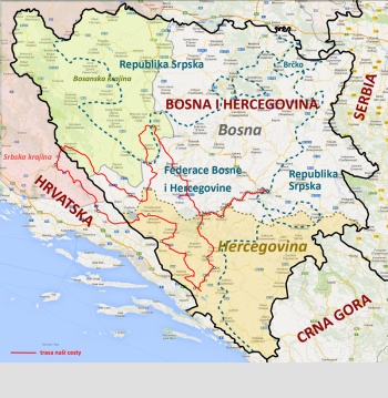 Geografické souvislosti v Bosně a Hercegovině a jejím okolí