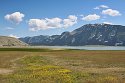 Výhled přes Blidinje jezero na hřeben Čvrsnica