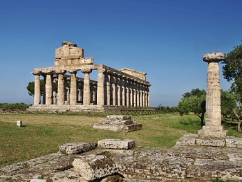 Chrám bohyně Athény v Paestum 