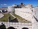 Normandský hrad Castello di Monte Sant'Angelo