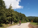 V sedle Passo Santa Crocella na hranici regionů Molise a Kampánie