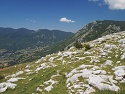 Pohoří Monte Matese nad městečkem Cusano Mutri